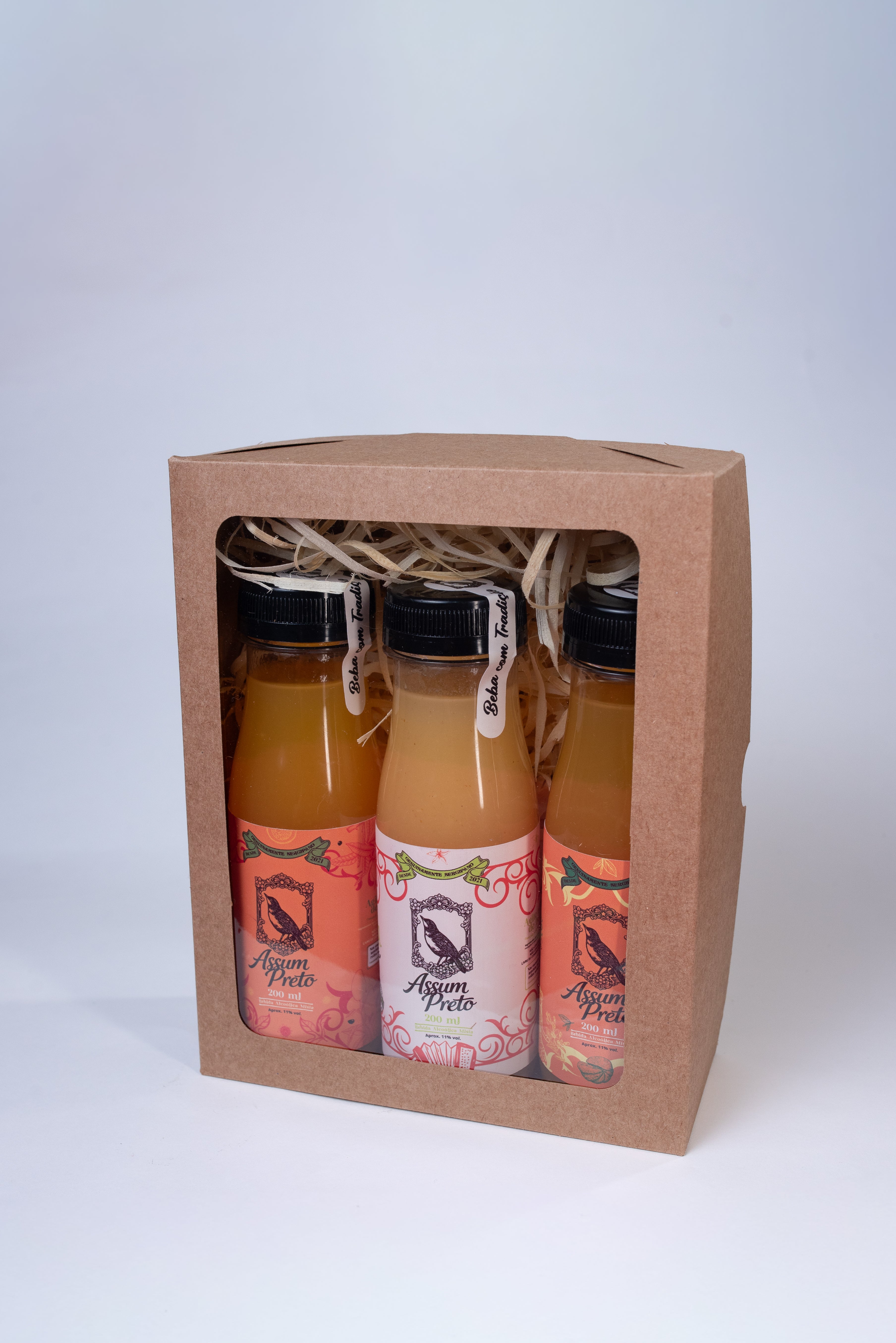 Trio de Sabores: Kit Assum Preto 200ml