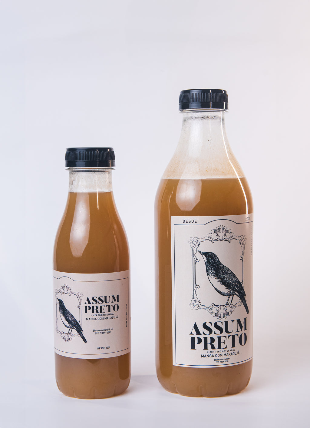 Licor Assum Preto - Sabor Manga com Maracujá